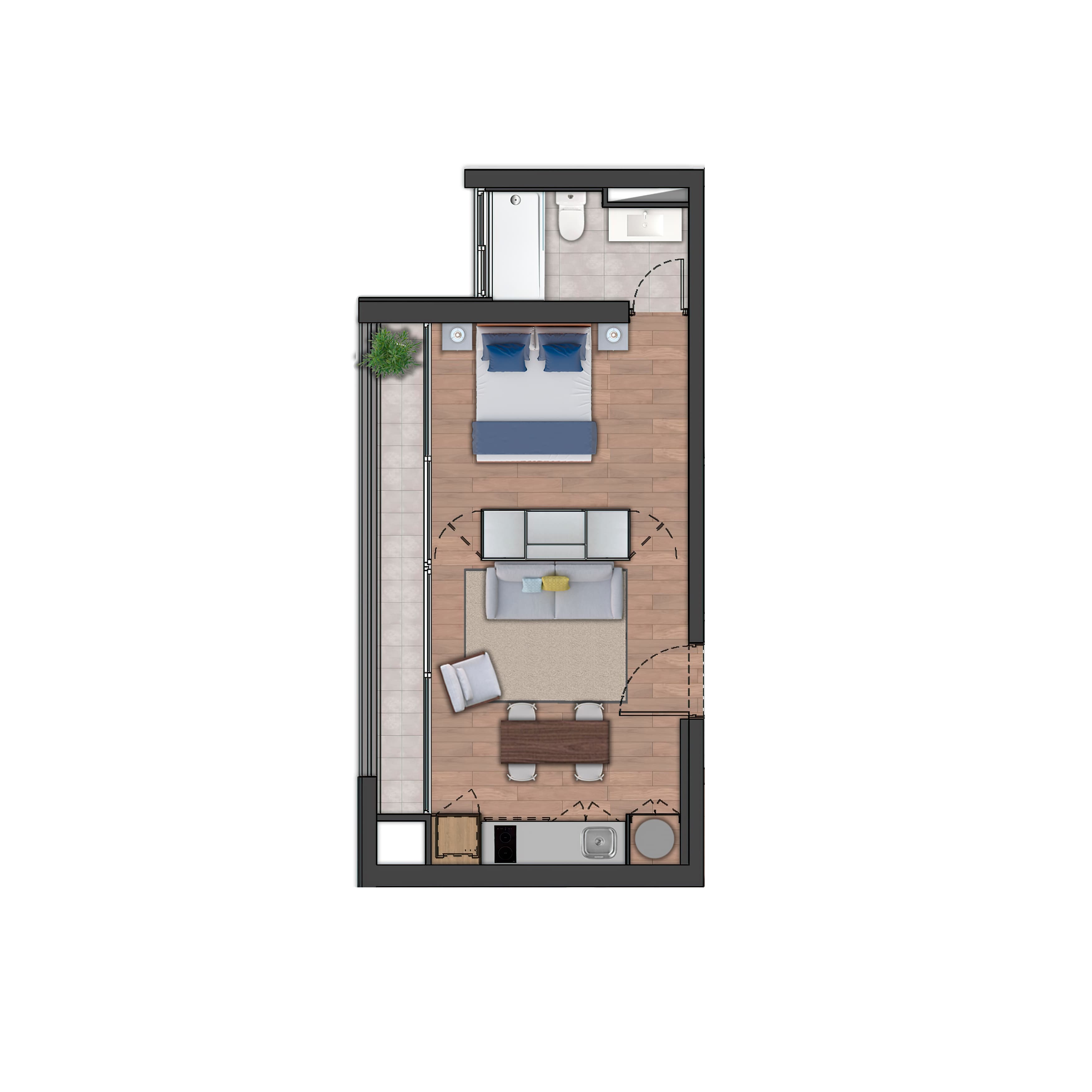 ⭐ Marca Santiago — Depto N° 1711, San Pablo 1653 · Inversión Inmobiliaria