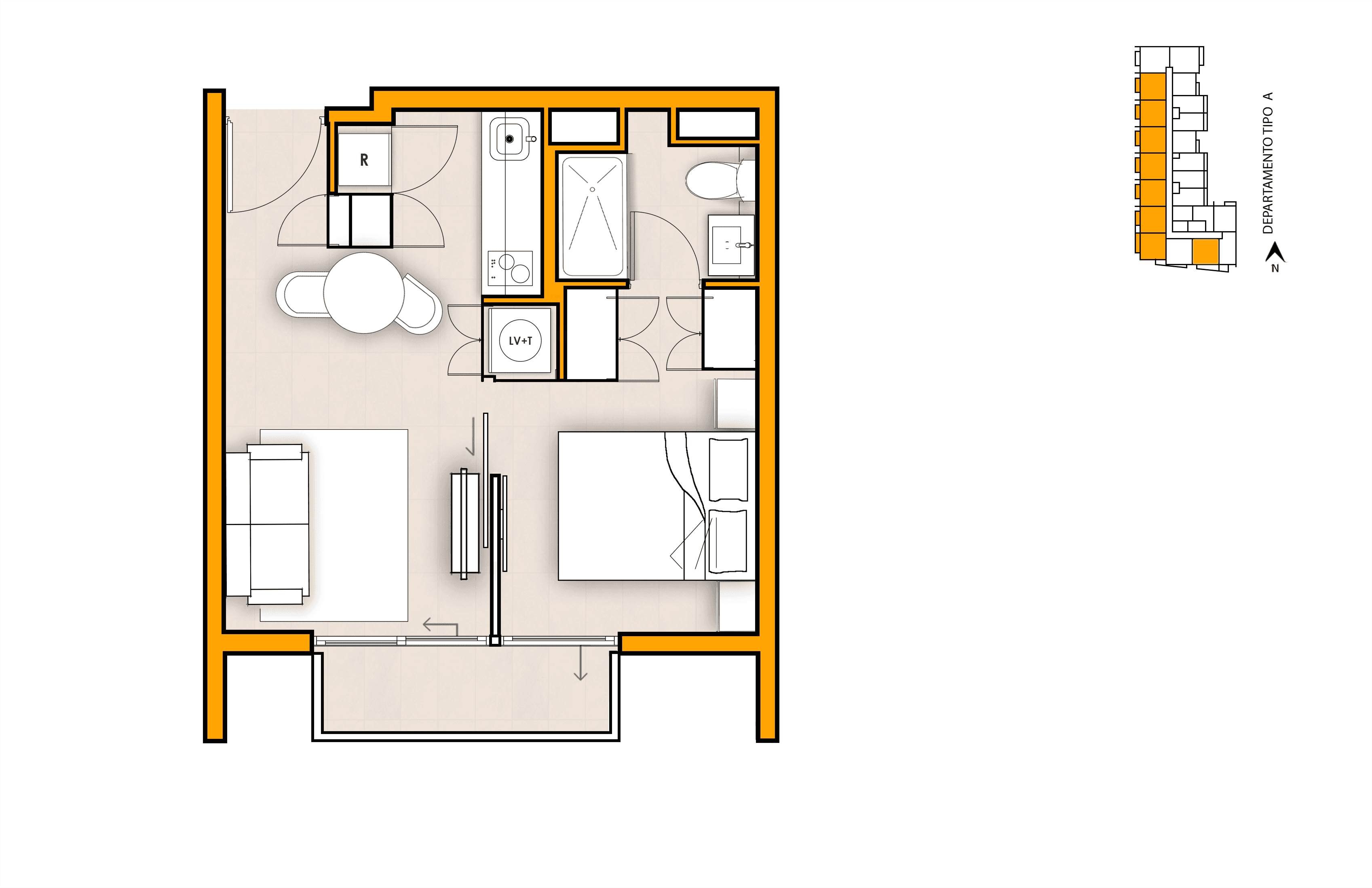 ⭐ Edificio Plaza Nova — Depto N° 217, Roberto Espinoza 670 · Inversión Inmobiliaria