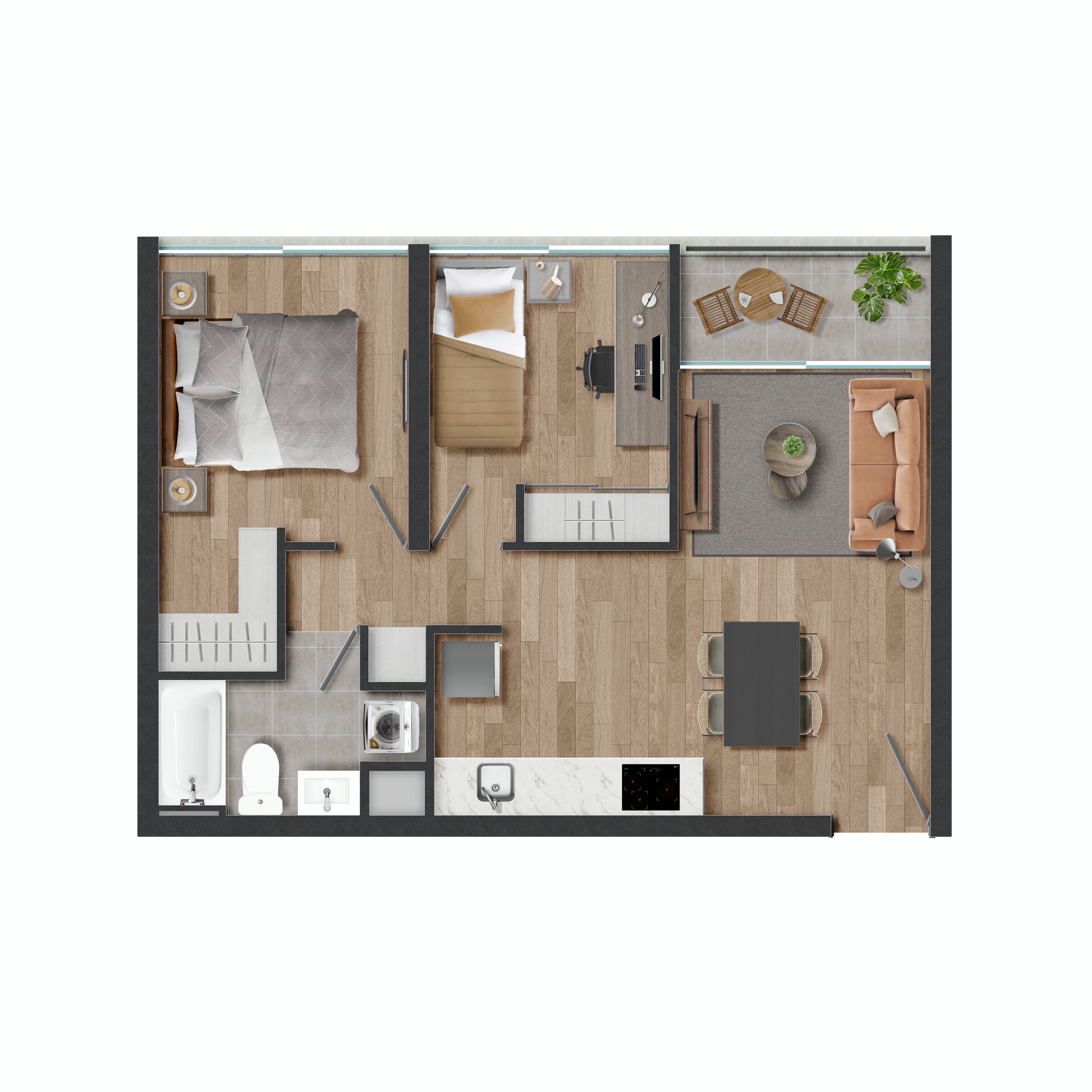 ⭐ Espacio V — Depto N° 1301, Zañartu 1370 · Inversión Inmobiliaria