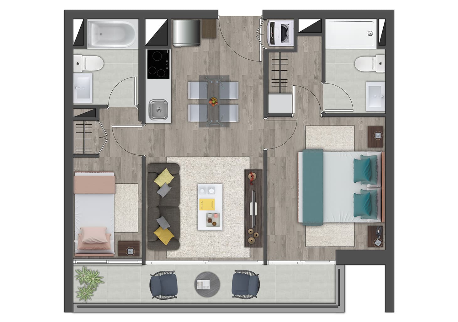⭐ Toesca Santolaya — Depto N° 314, Toesca 2145 · Inversión Inmobiliaria